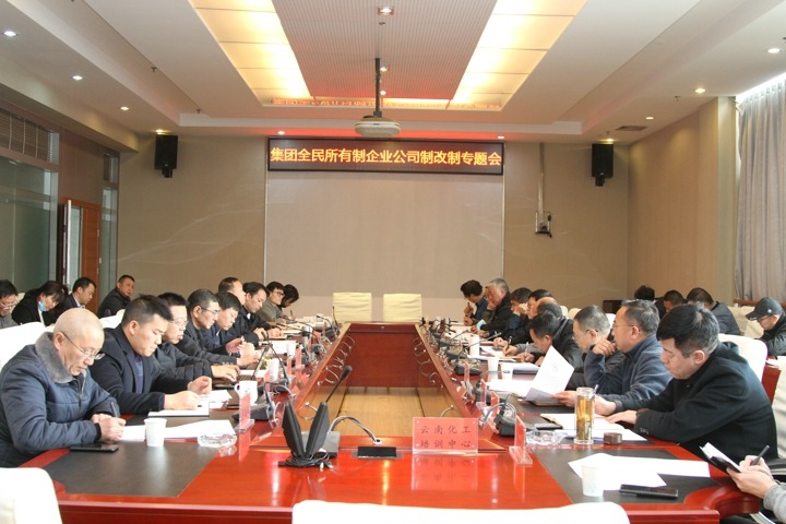 集团召开全民所有造企业公司造鼎新工作专题会