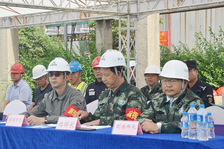 曲靖市暨沾益区2021年度天然灾害与出产变乱综合应急接济演练在曲煤焦化公司进行