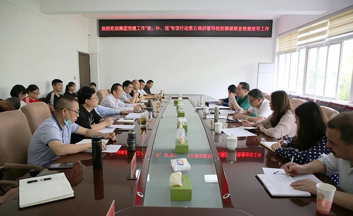 云煤（yl6809永利）集团党建工作“查、补、强”第五调研督导组到镇雄煤业公司调研督导