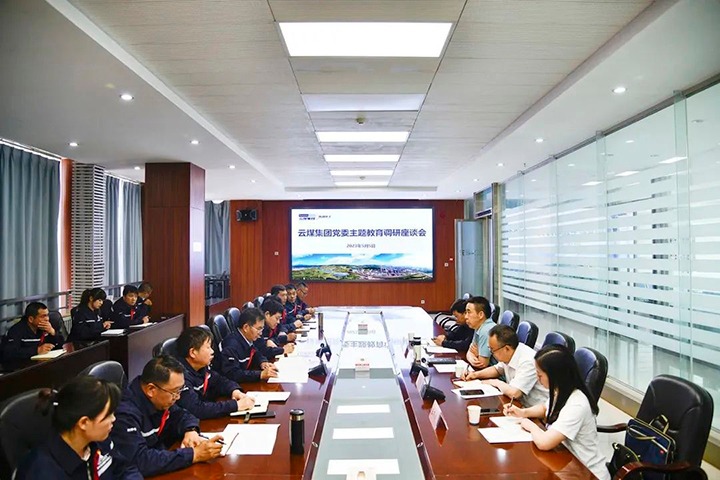 【主题教育】云煤（yl6809永利）集团党委副书记、工会主席王鑫到前锋化工公司发展主题教育调研