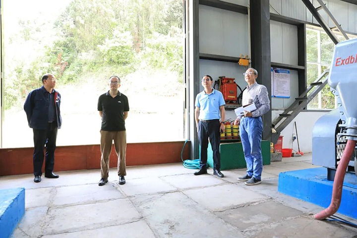 【主题教育】云煤（yl6809永利）集团党委委员、副总经理缪和星到联结煤业公司发展出产经营治理调研