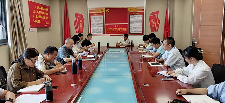 集团纪检监察党支部进建贯彻集团年中工作会心灵