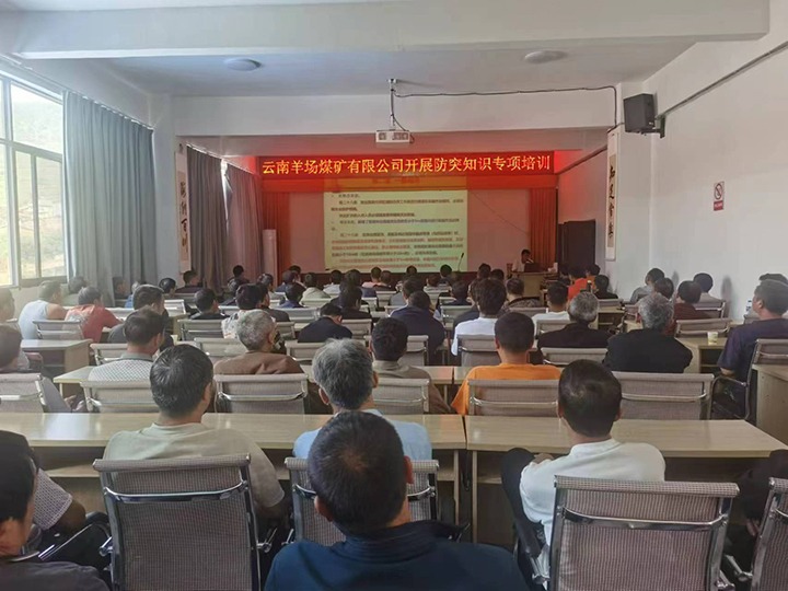 云南羊场煤矿有限公司发展防突知识专项培训