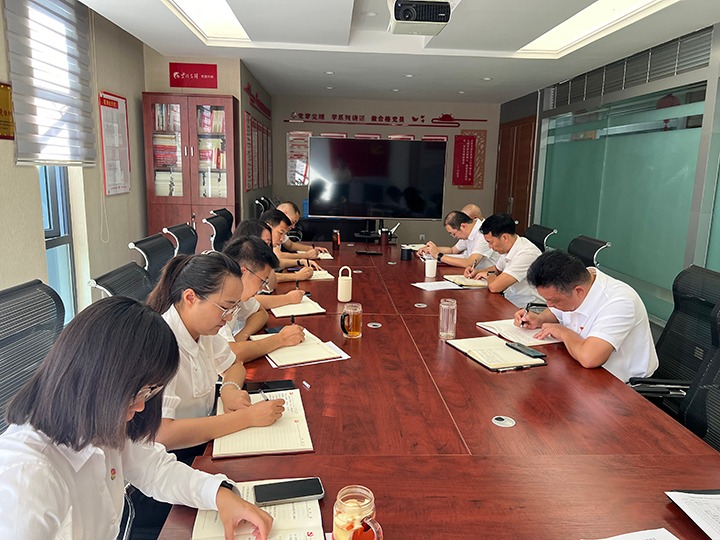 yl6809永利地产党支部发展“凝心聚力促鼎新，安身岗位做贡献”主题党日活动