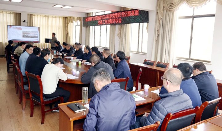 以“述”亮绩，以“评”促干│后所煤矿公司党委召开2024年度党组织书记抓基层党建工作述职评议查核会